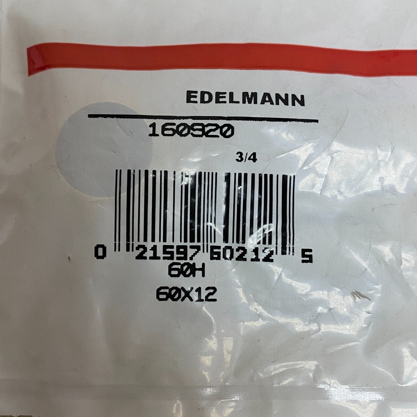 Edelmann 160920 Brass Compression Ferrule Sleeve 3/4" Hydraulic Tube 4 Pack