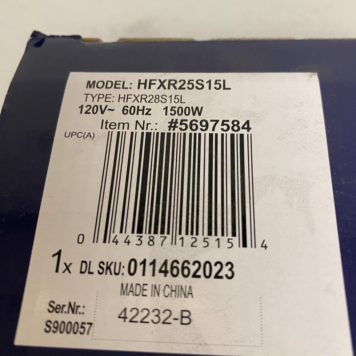 Delonghi 1500W Ceramic Tower Space Heater w/ Thermostat And Remote 5697584