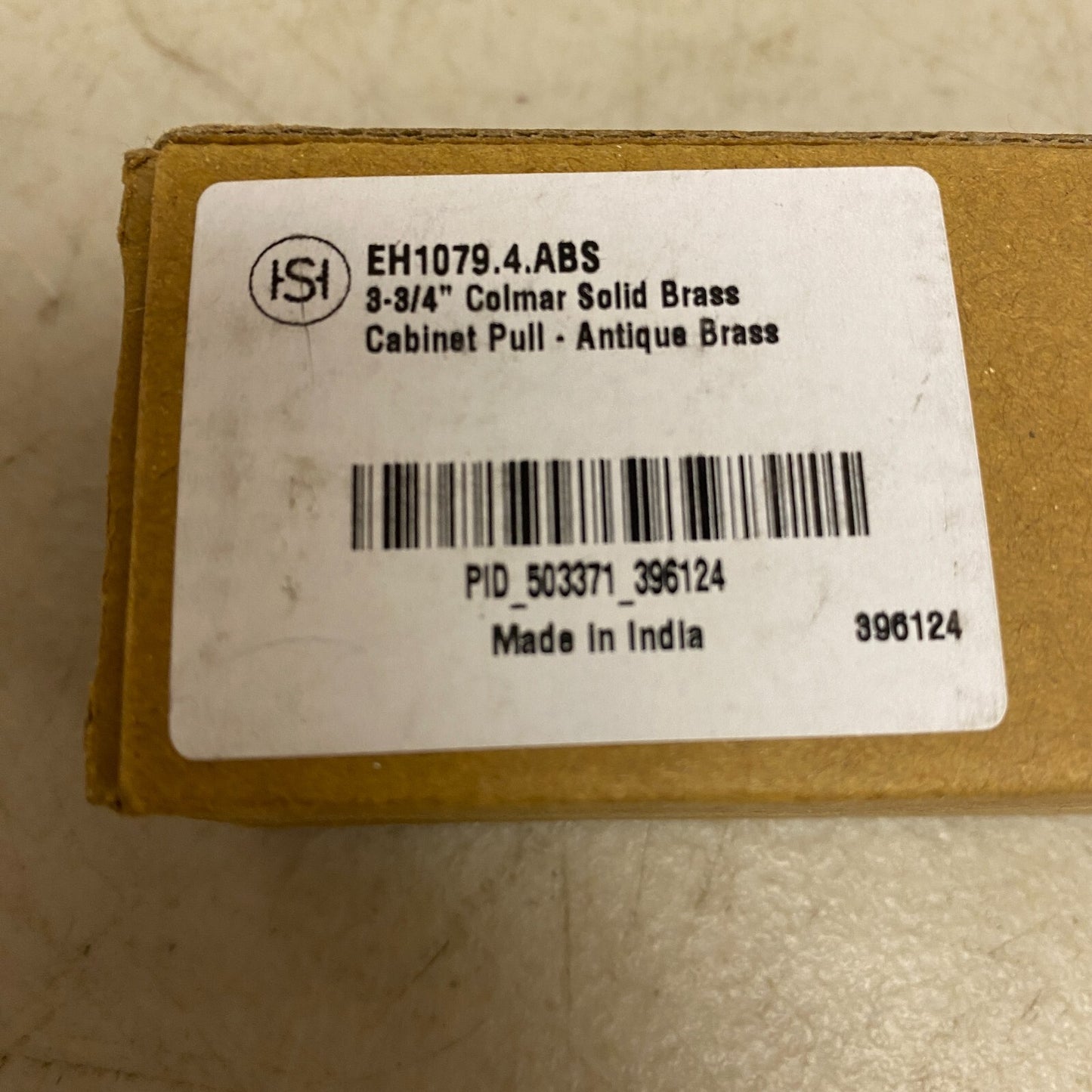 SIGNATURE HARDWARE 3-3.4" Antique Brass Colmar Solid Brass Cabinet Pull ...