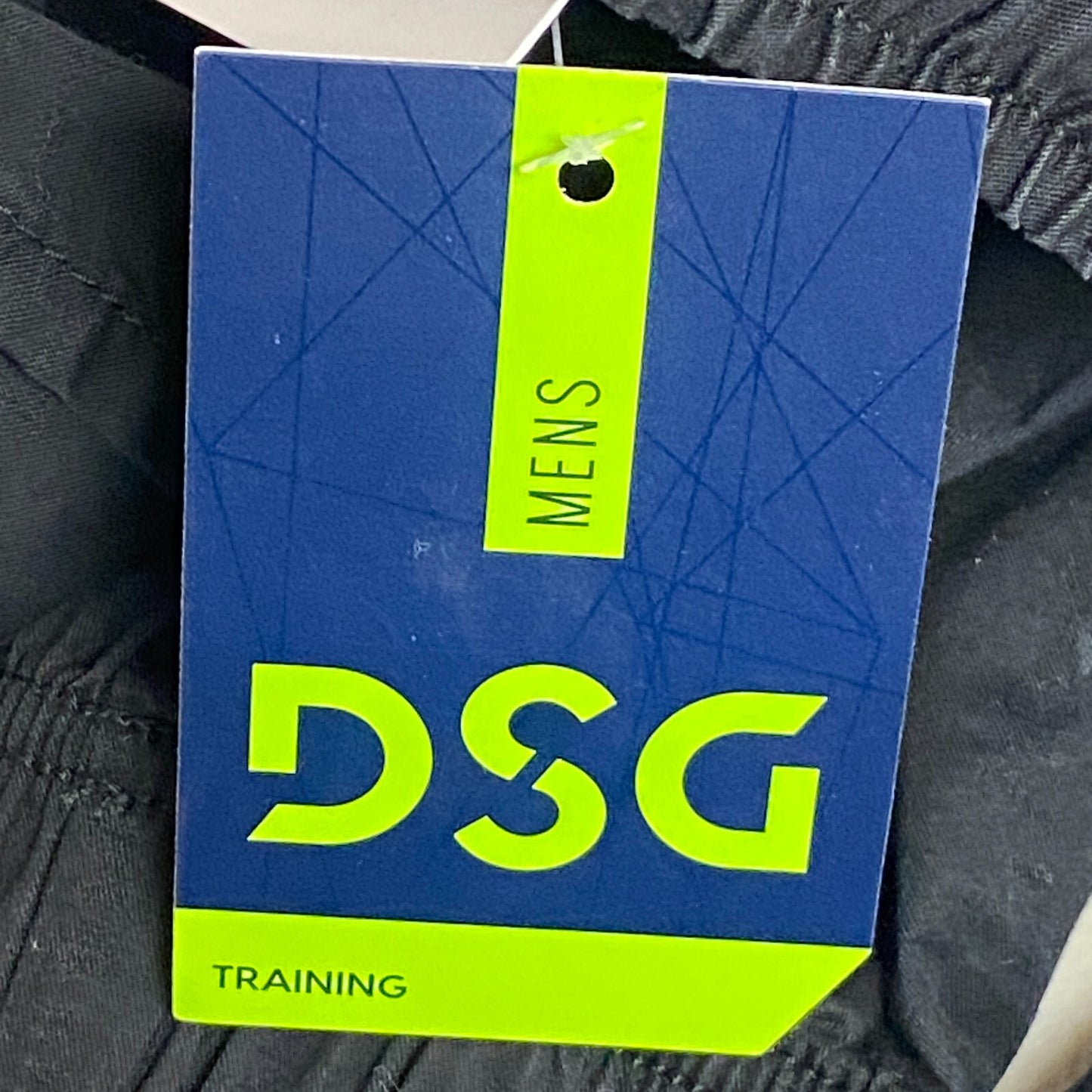 DSG Men's Training Causal Cotton Woven Jogger Athletic Fit Pure Black DAM23111