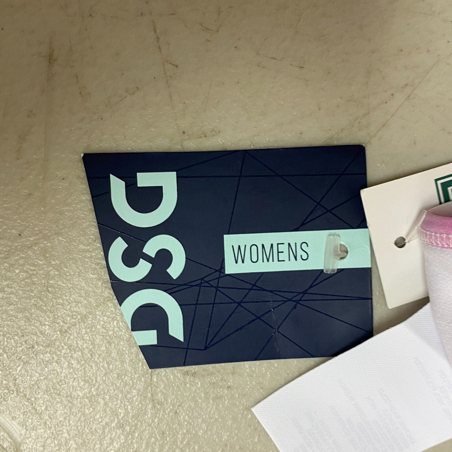 DSG Women's Swim Cute Strappy Back Bikini Top New Wave Multicolor DSW2784 New!