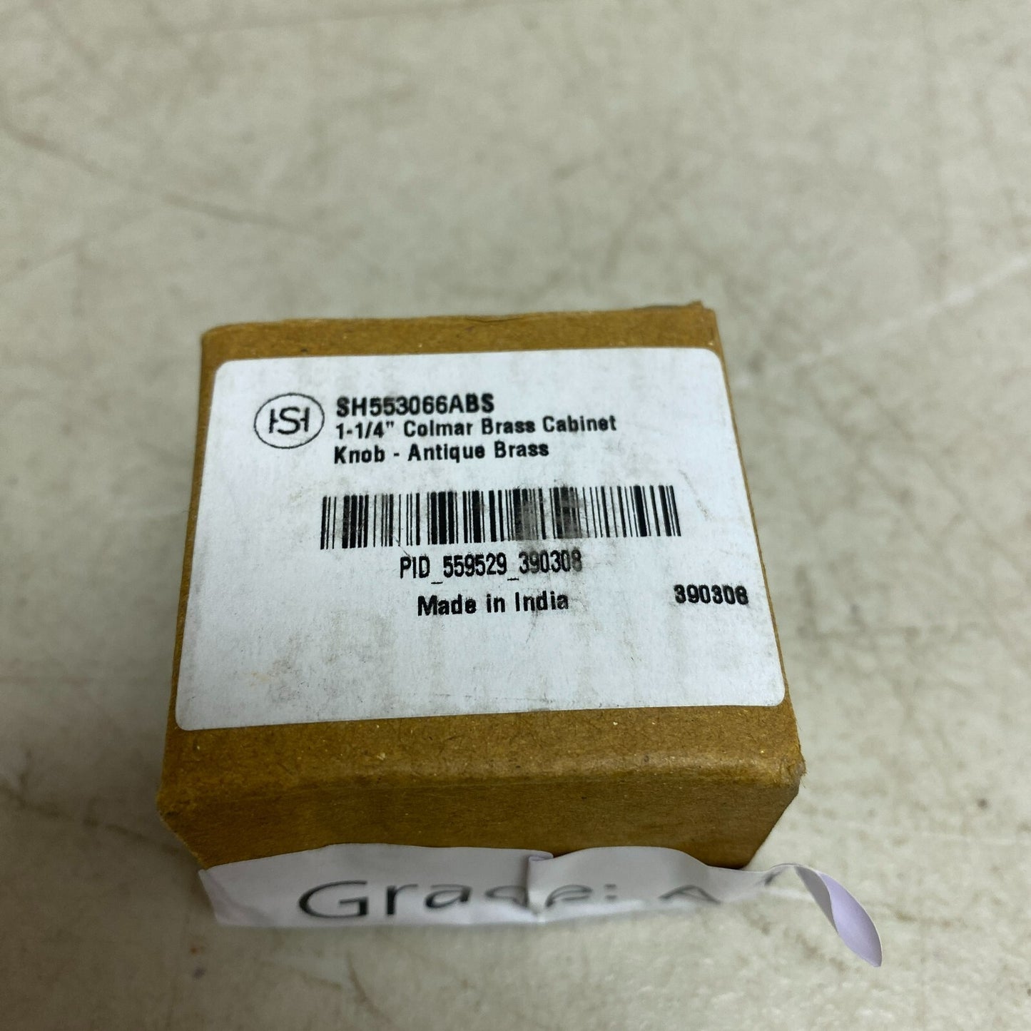 Signature Hardware 1-1/4" Colmar Brass Cabinet Knob - Antique Brass SH553066ABS