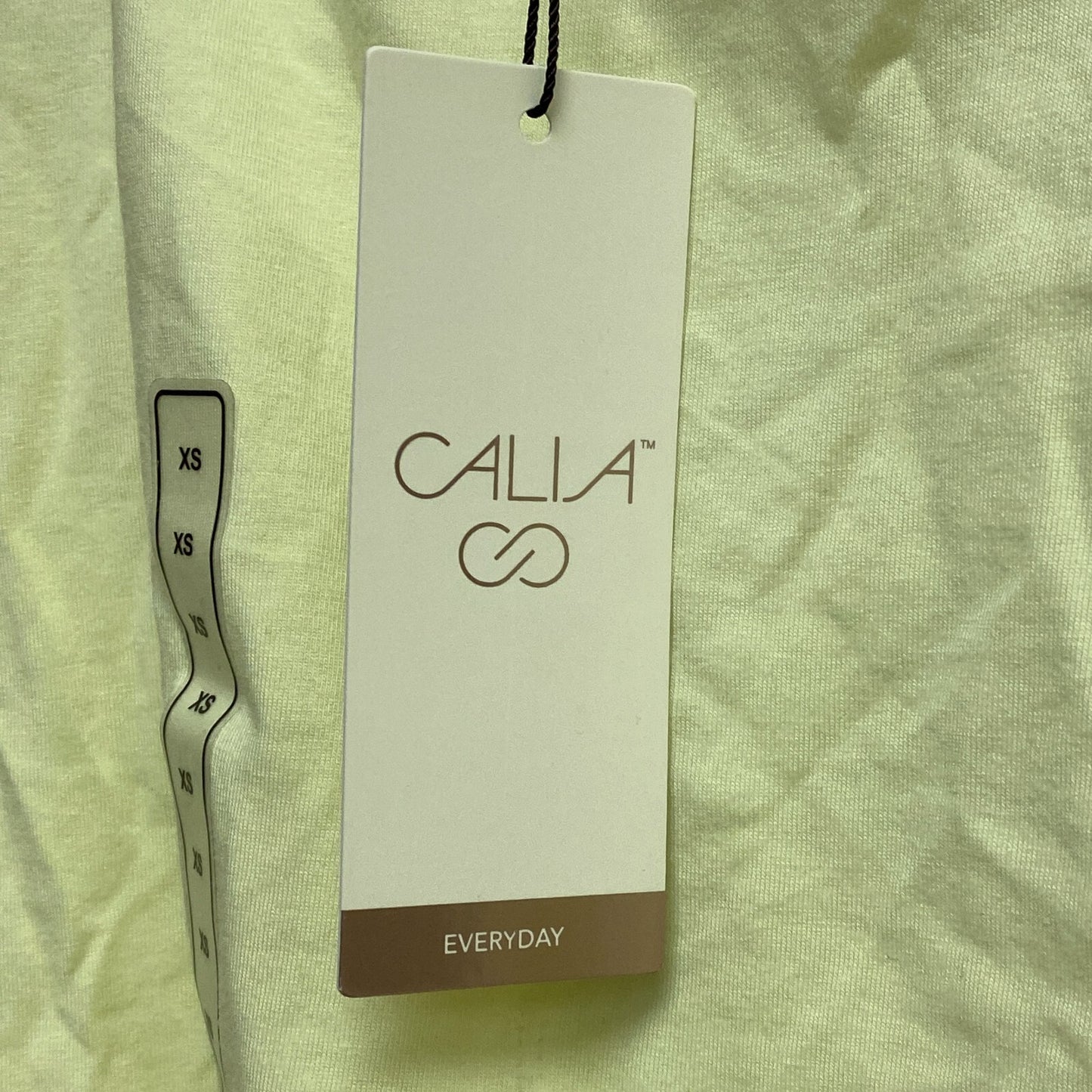 Calia Women's Everyday Relaxed CrewNeck T-Shirt Lemon Sorbet WAX11251 Brand New