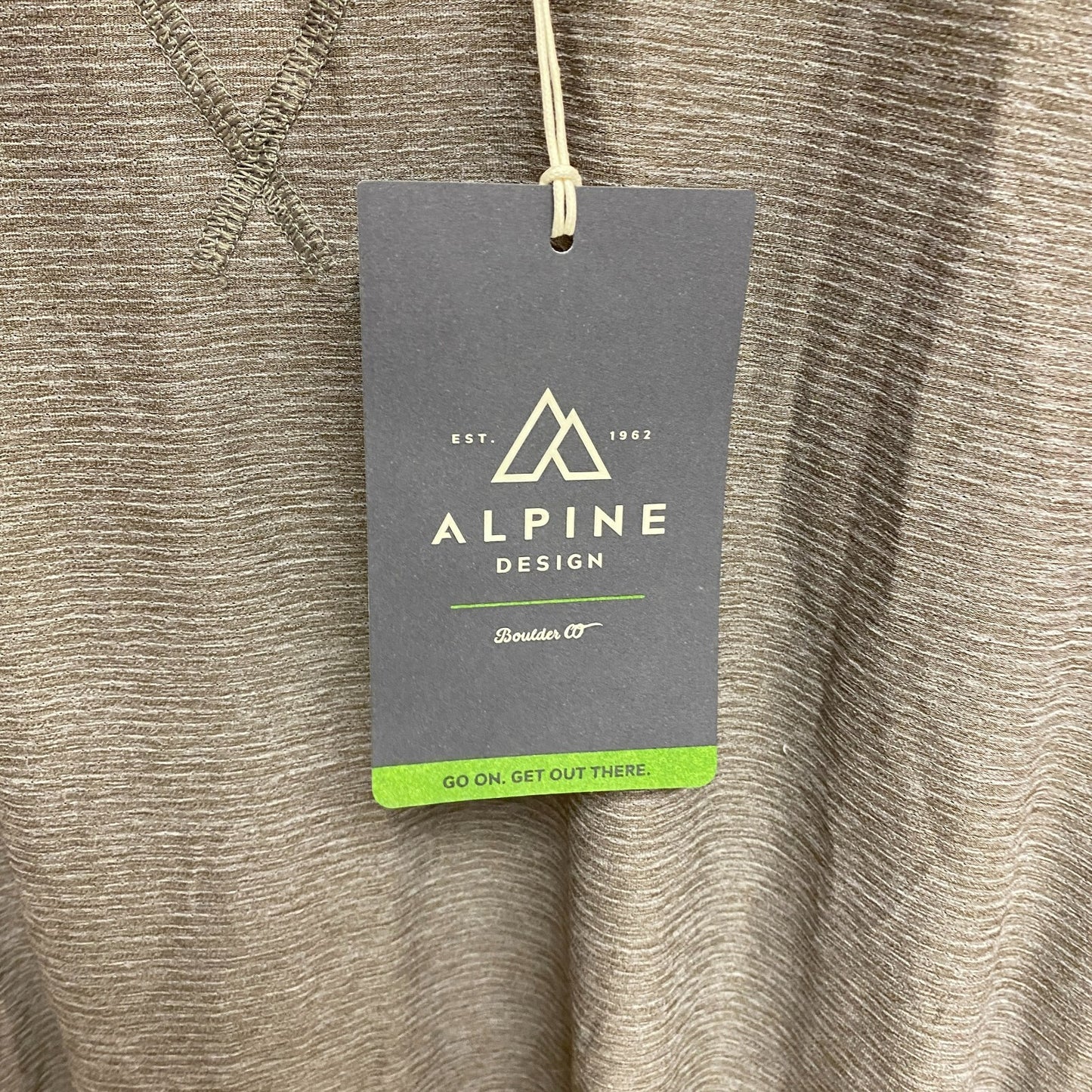 Alpine Design Active Long Sleeve Tee Muted Mushroom Heather ADM23205