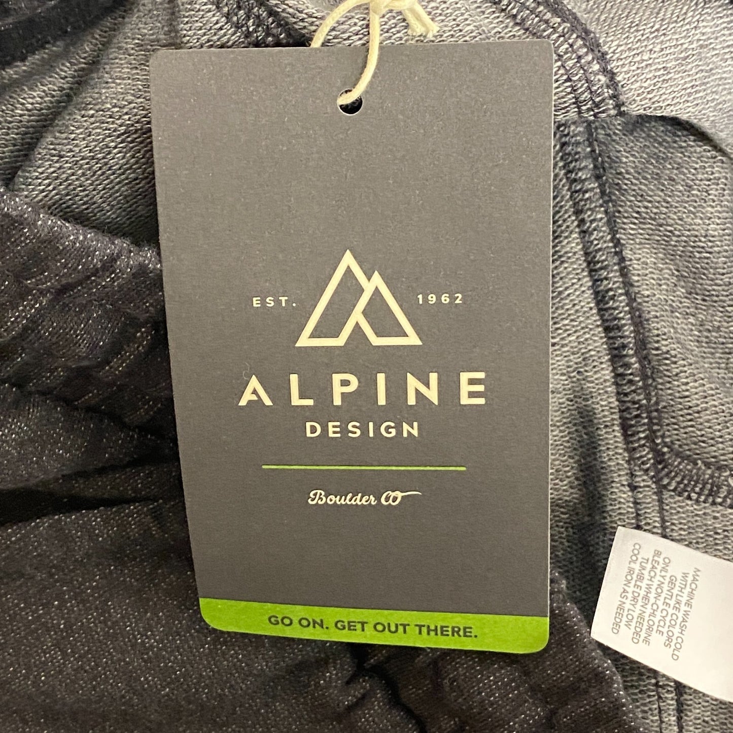 Alpine Design Men's AD Training Relaxed Fit Terry Short Phantom ADM12807 New!