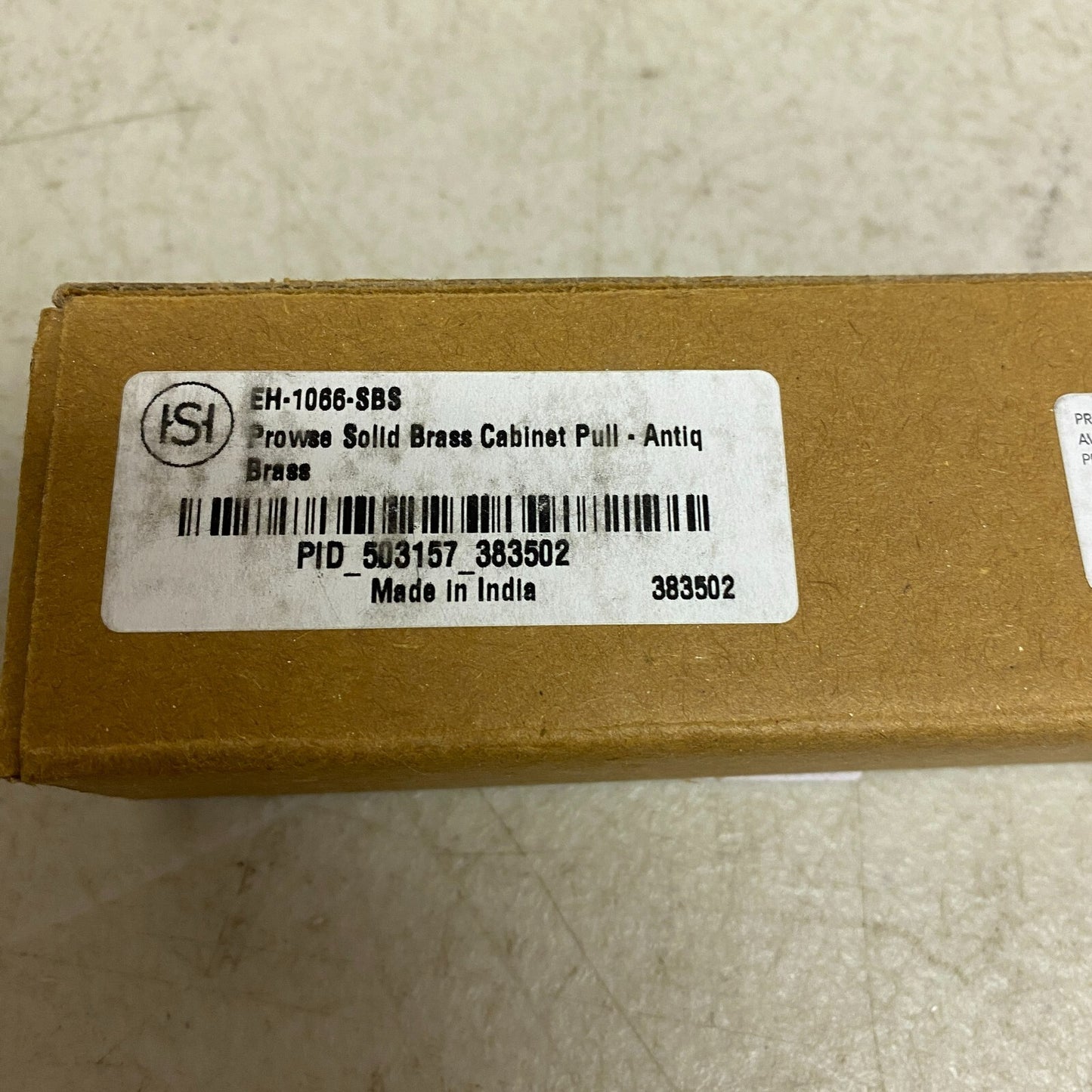 Signature Hardware Prowse Solid Brass Cabinet Pull - Antique Brass EH-1066-SBS