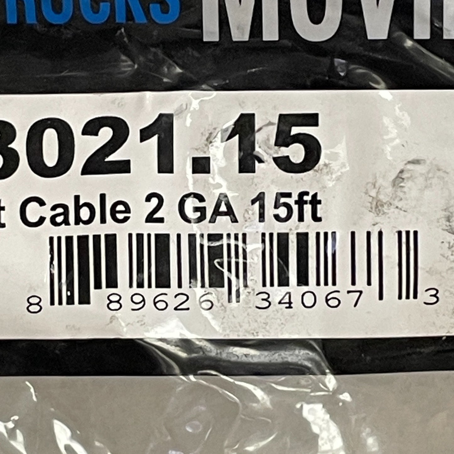 Automann 179.3021.15 Tailgate Lift Cable 2 GA 15ft Heavy-Duty Truck Use