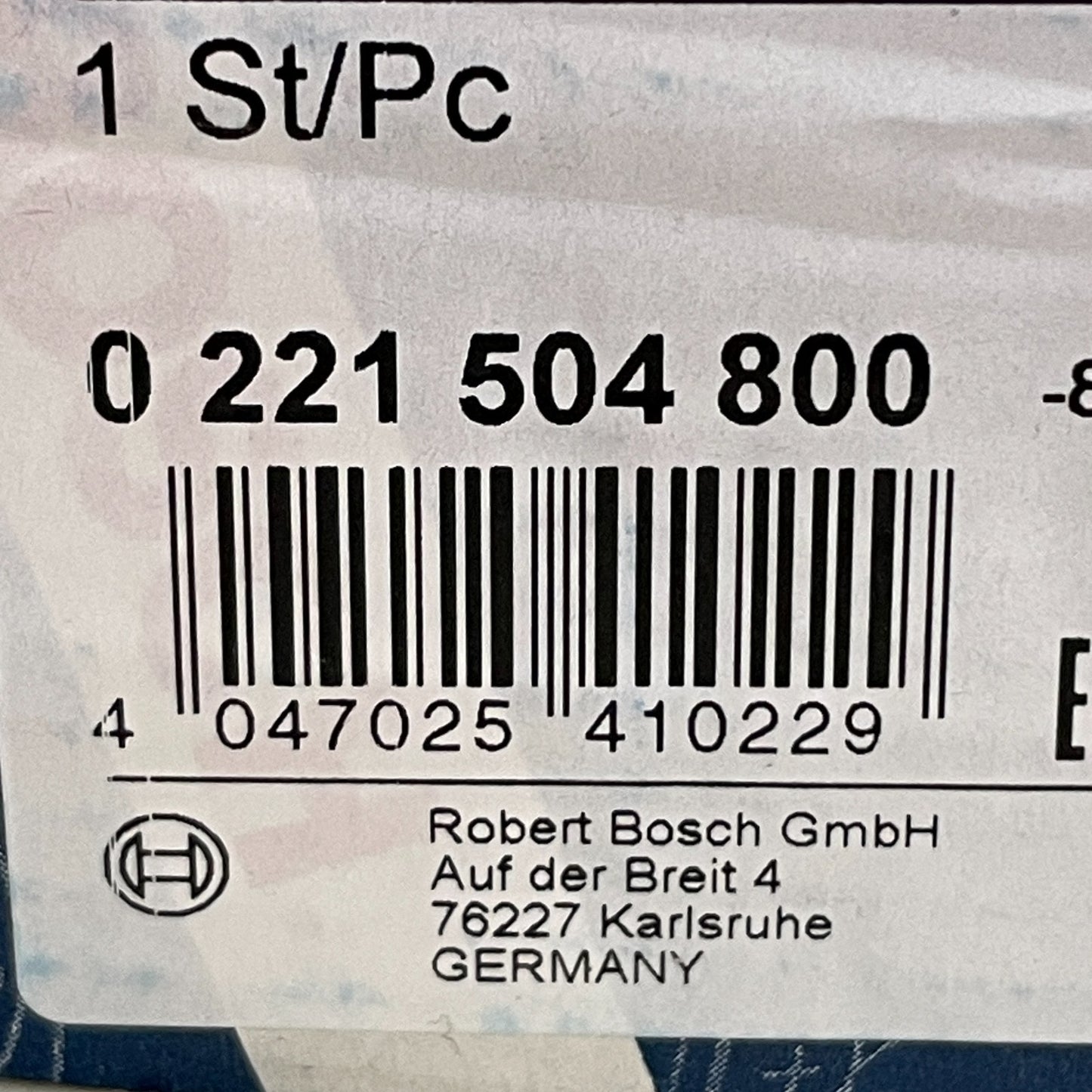 Bosch Ignition Coil Plug-In OE Pencil Coil Black 2006-2018 BMW/Mini 0221504800