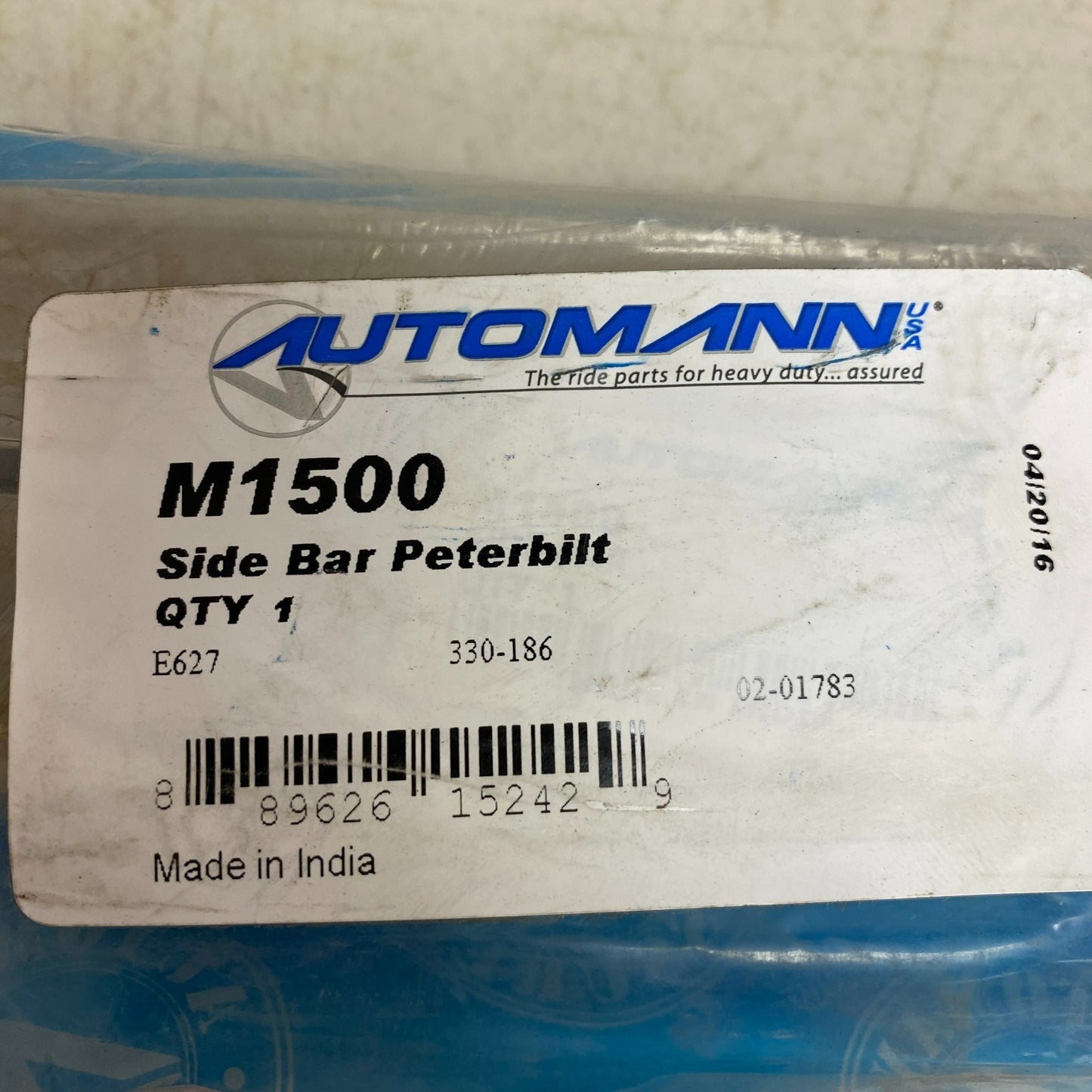 AUTOMANN Peterbilt Spring Shackle Side Bar Steel 6″×2″ Model M1500