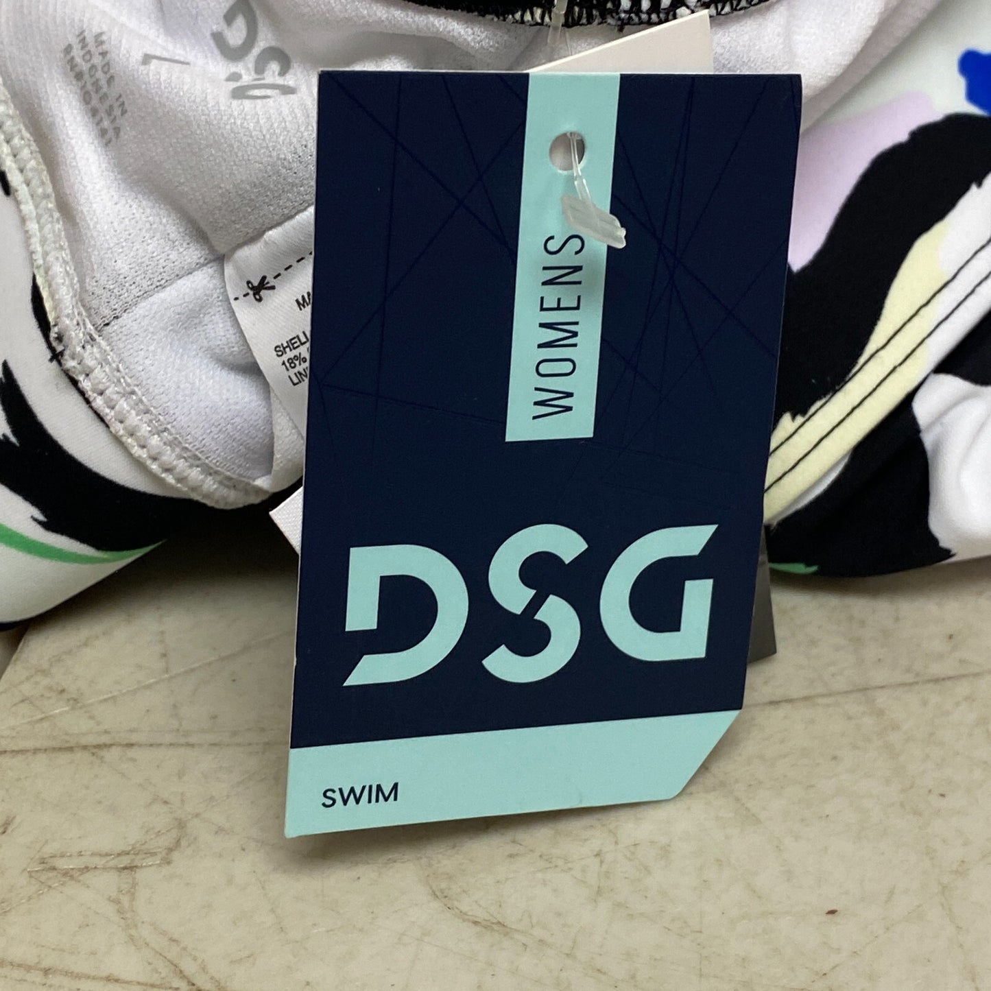 DSG Women's Swim Spaghetti Straps May Top Rush Floral Multicolor DSW2697PRT