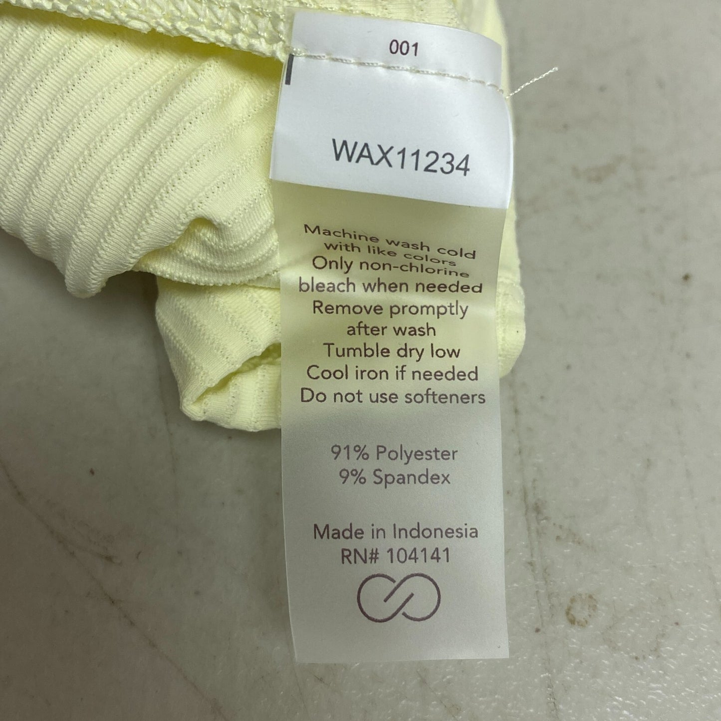 Calia Women Crop Wrap & Tie Tank Lemon Sorbet Solid Sleeveless WAX11234