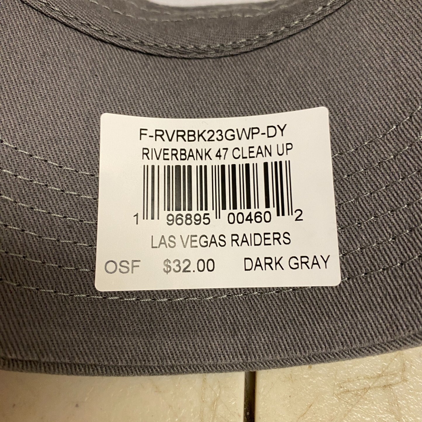 47' Las Vegas Raiders Clean Up Hat Trucker Cap Snapback Mesh Adjustable One Size