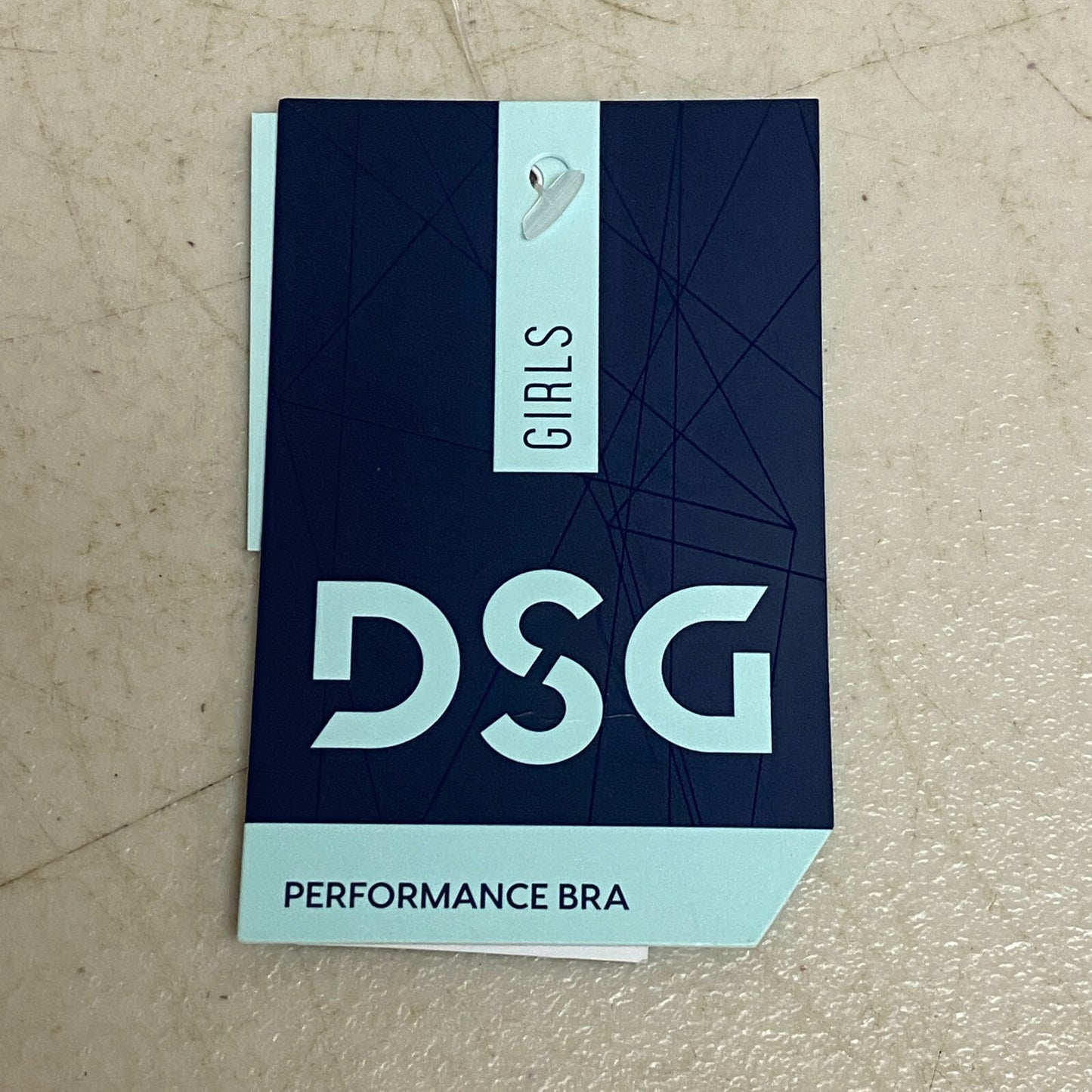 DSG Girls' Performance Shelf Bra Tank Top Halter Straps Shark Bite DAG13119