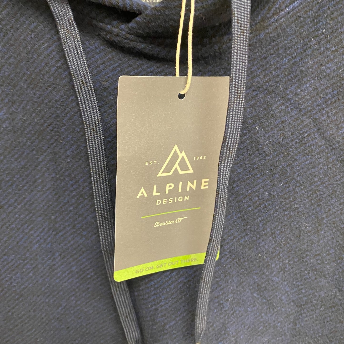 ALPINE DESIGN MENS AD M WANDERFUL HOODIE TWILL MYSTIC MIDNIGHT ADM23202P