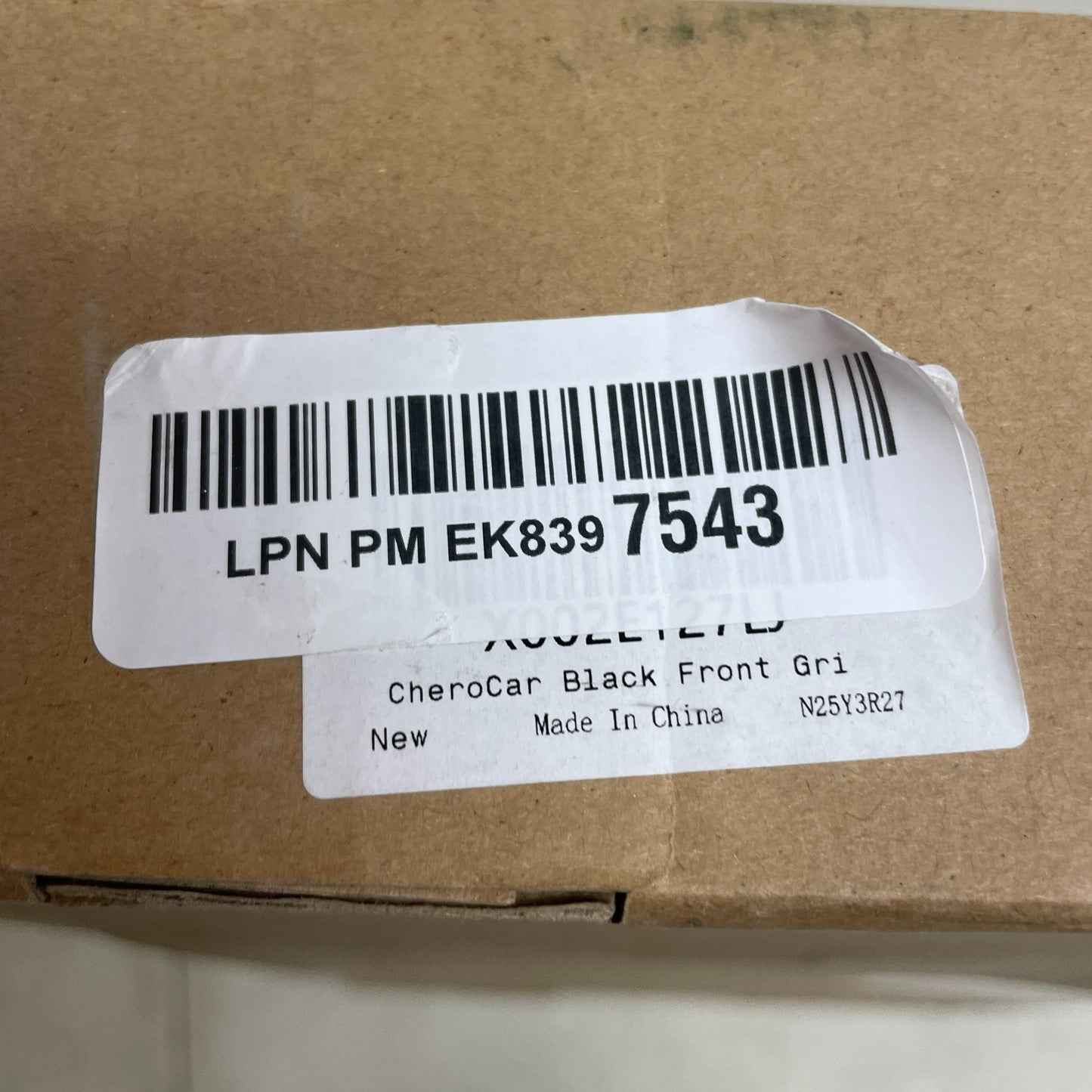 CheroCar Front Grill Inserts Kit Honeycomb Mesh Black Jeep Grand Cherokee 14-16