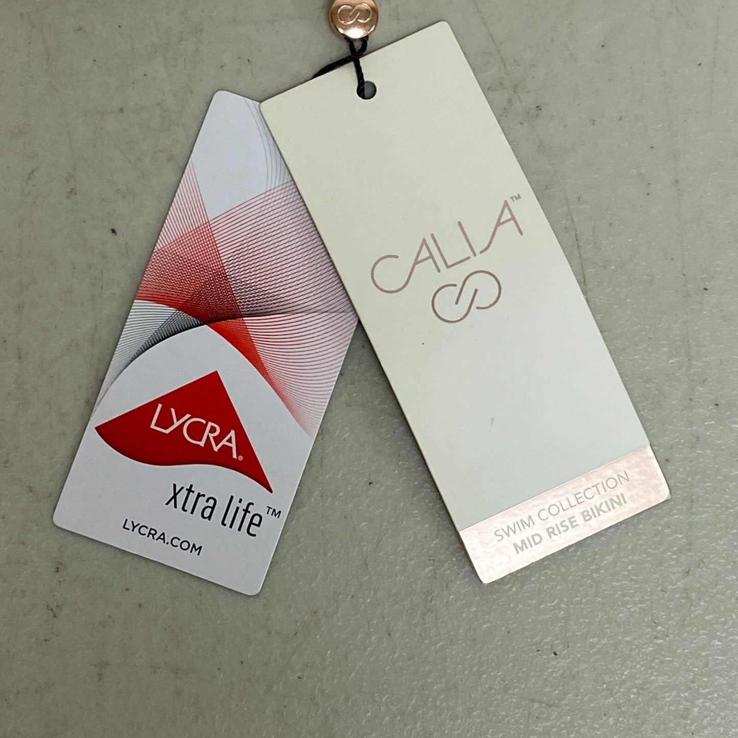 CALIA Novelty Textured Mid Rise Bottoms Color Unbleached Beige WSA22411N