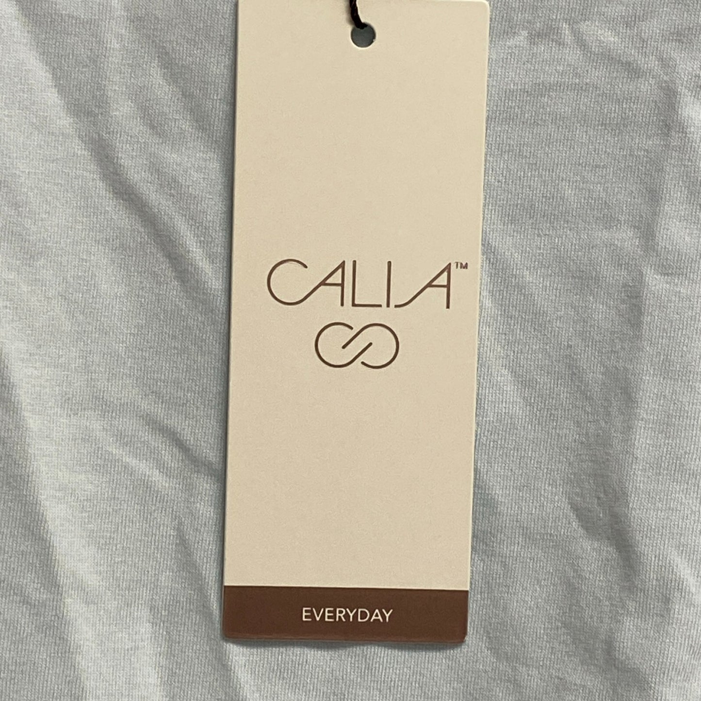 Calia Women Everyday Relaxed Tee Light Blue Short Sleeve Solid WAX11251