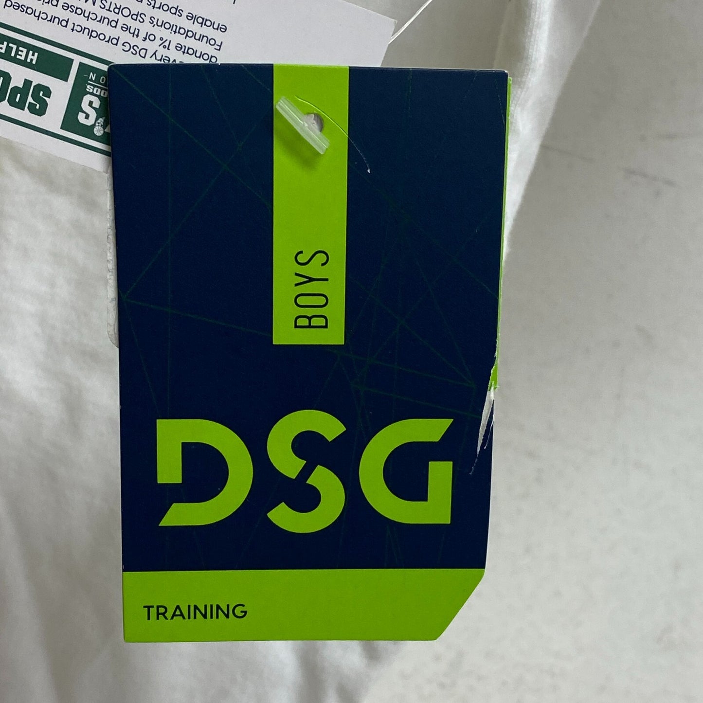 DSG Boys Solid Cotton Graphic Tee Pure White Amped Up Short Sleeve DAB21108