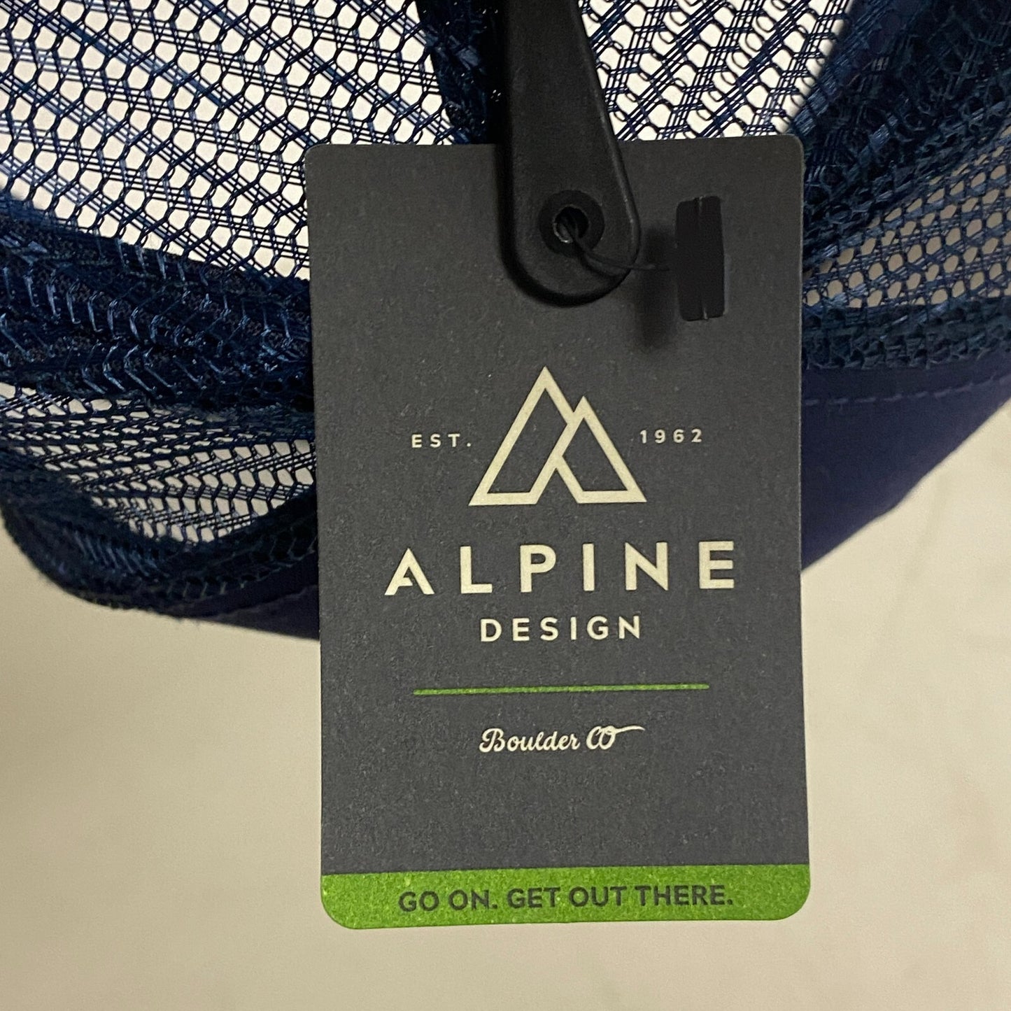Alpine Design AD Washed Mesh Trucker Cap Navy ADMA8015