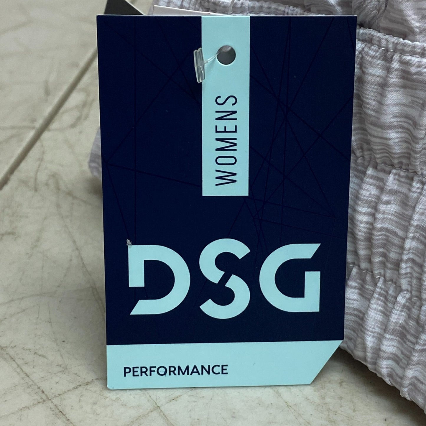 DSG Women's 3â Medium High Rise Heather Texture White Stride Shorts DAW12327PR