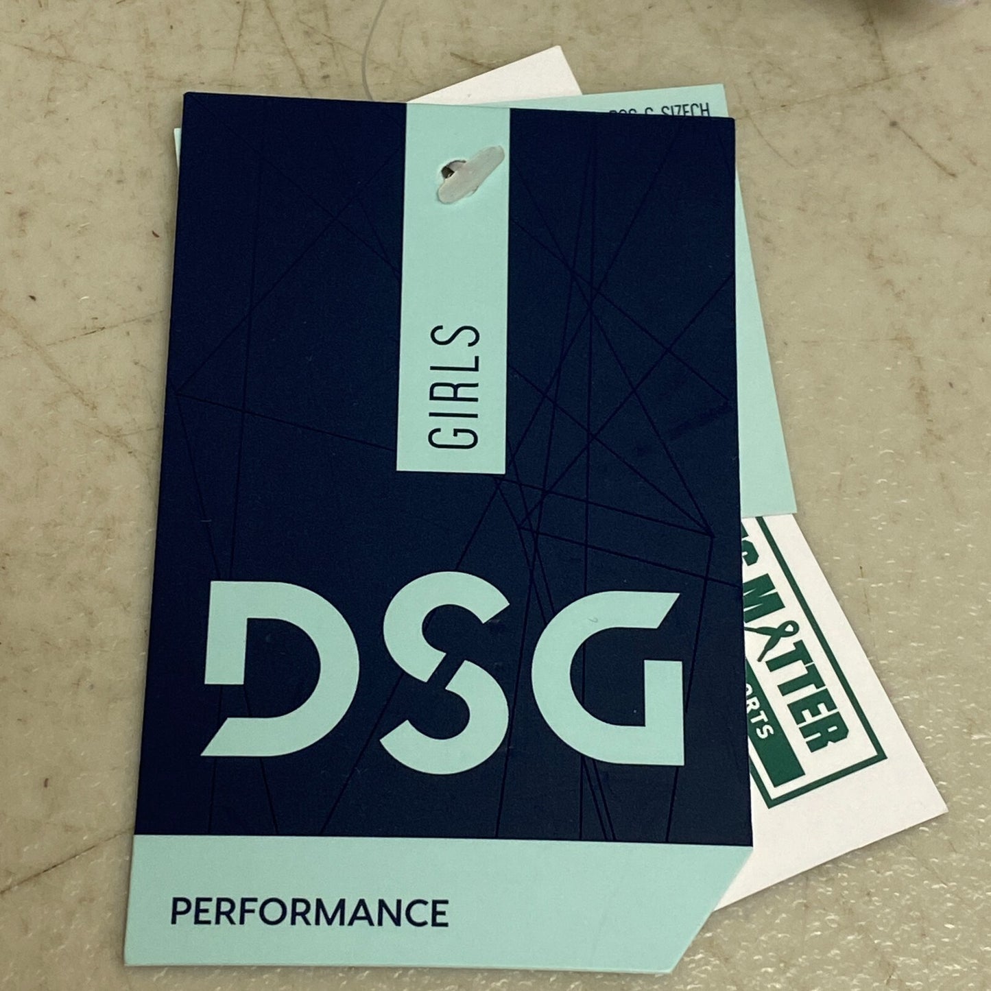 DSG Girls' 3â Performance Mid Rise Shortie Summer Watercolor DAG12103PRTXG
