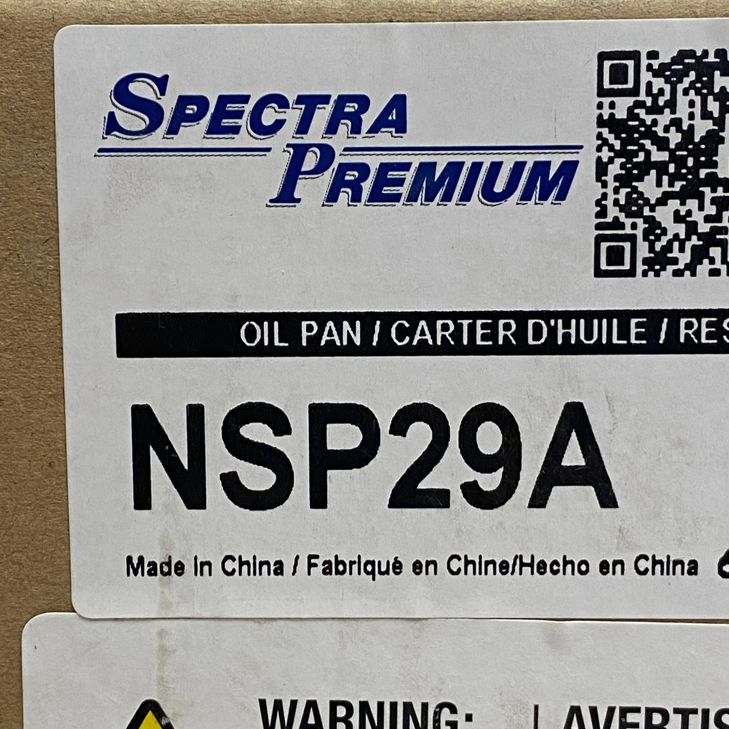 Spectra Premium Engine Oil Pan GAS Natural Spectra NSP29A
