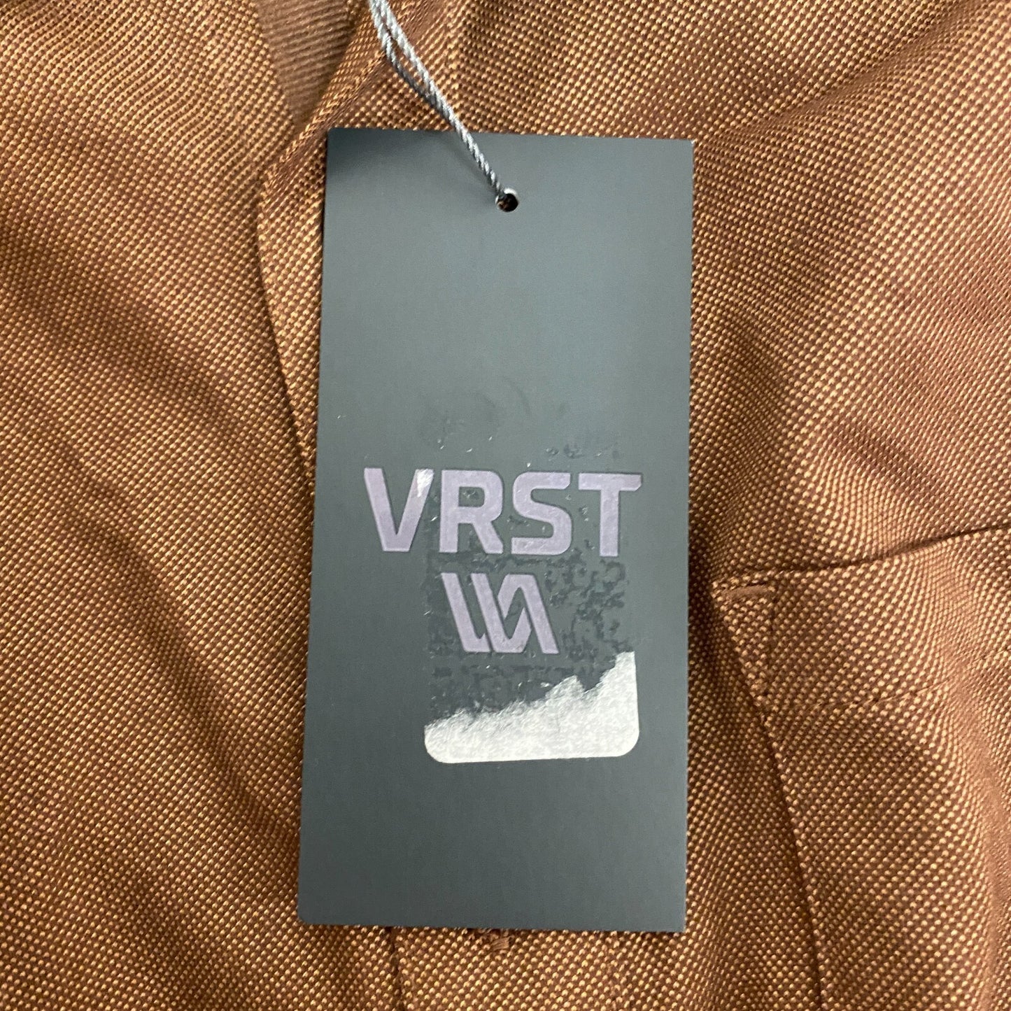 VRST Men's Long Sleeve Button Down Collared Shirt Earth Brown Heather MAX200332