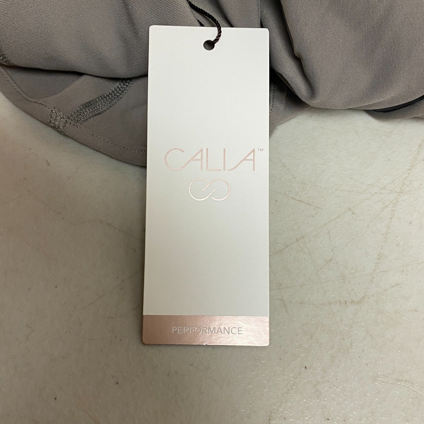 CALIA Women's 15" Mid Rise Performance Relaxed Fit Skort Dark Grey WAX12379 New