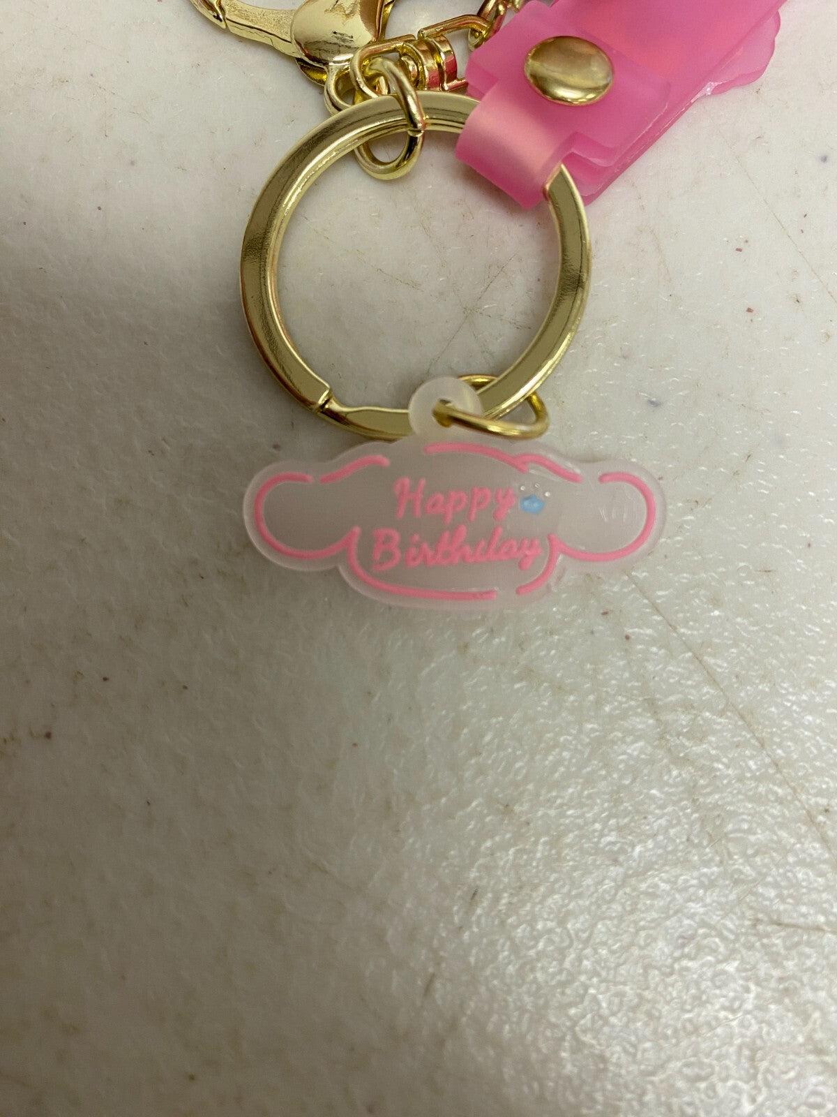 Assorted Silicone Cute Cinnamoroll Keychain with Bunny in bear costume Accessory