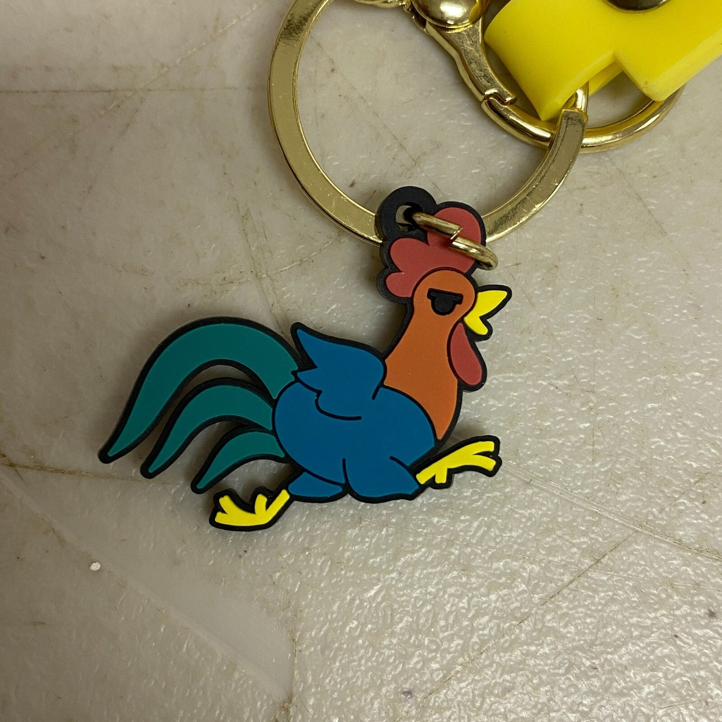 Assorted Silicone Despicable Me Minions Keychain Rooster Minion Accessory