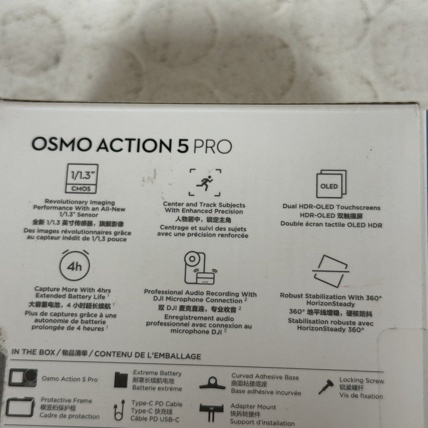 DJI Osmo Action 5 Pro Standard Combo 4K Action Camera (AC004) FOR PARTS