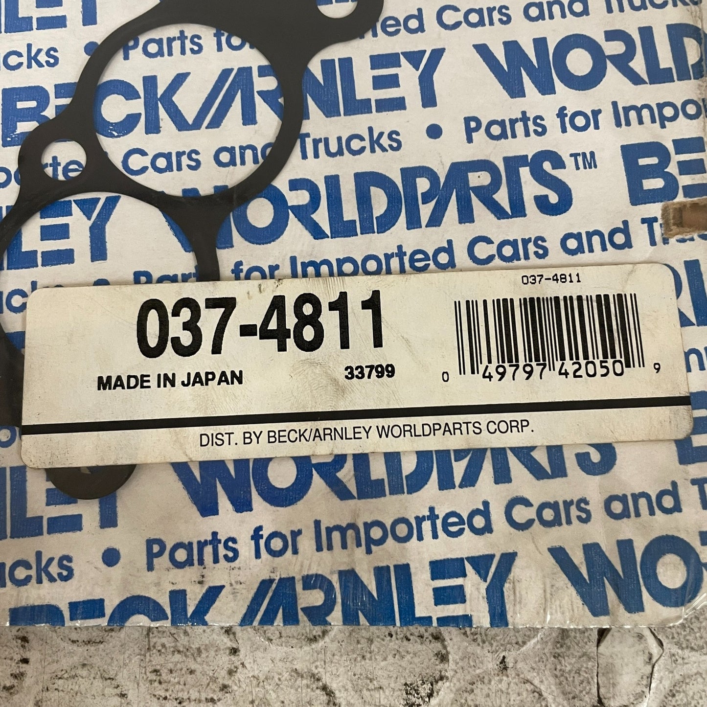 Beck Arnley 037-4811 Plenum Gasket SOHC 1991-1999 Mitsubishi 3000GT