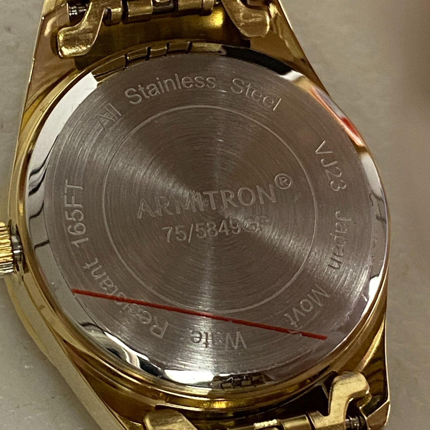 Armitron Women's Genuine Crystal Accented Day/Date Bracelet Watch, 75/5849GP