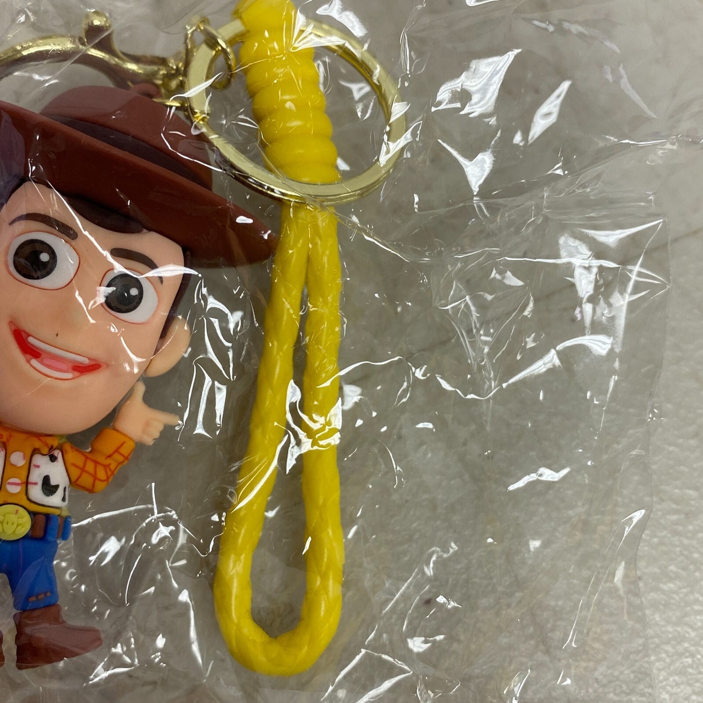 Disney Toy Story Woody 3D Silicone Keychains Bags Hanger Pendant Key Rings New!