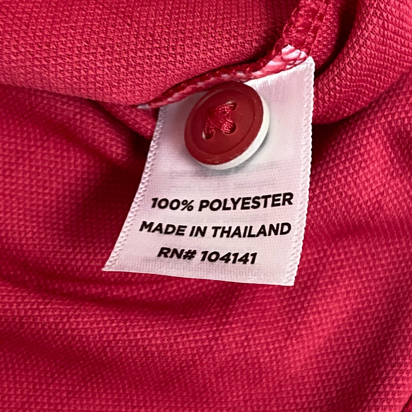 Walter Hagen Men's P11 Striation Pique Polo Vivid Raspberry Color MGA11475