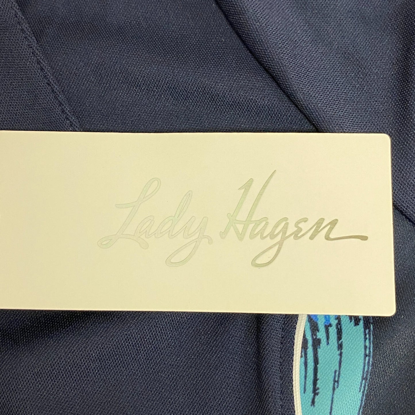 Lady Hagen Women's Polyester Short Sleeve Polo Navy Blazer/ White WGH11472 New