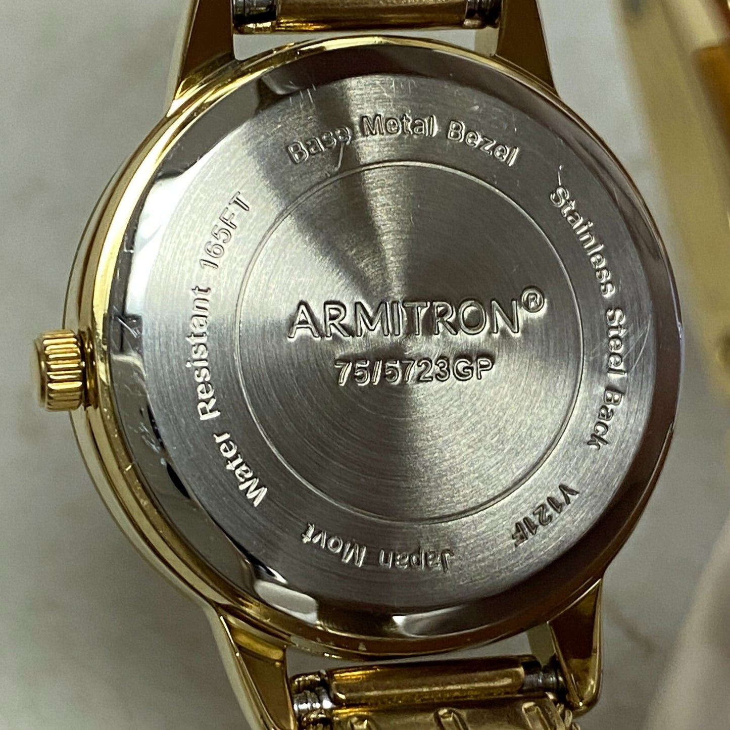 Armitron Women's Diamond-Accented Mesh Bracelet Watch, 75/5723GP