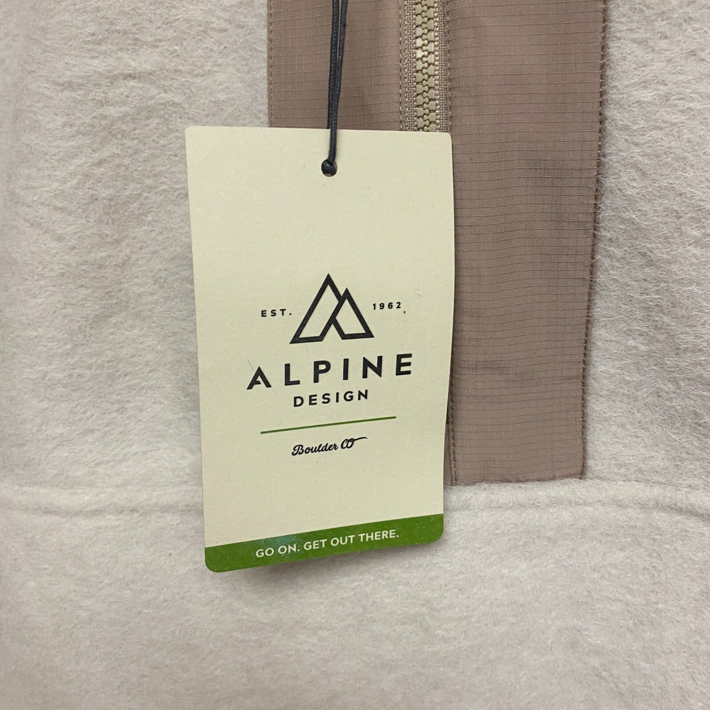 Alpine Design Women's W AD Wayfarer Fleece 1/4 Zip Sweater Cloud White ADW23680