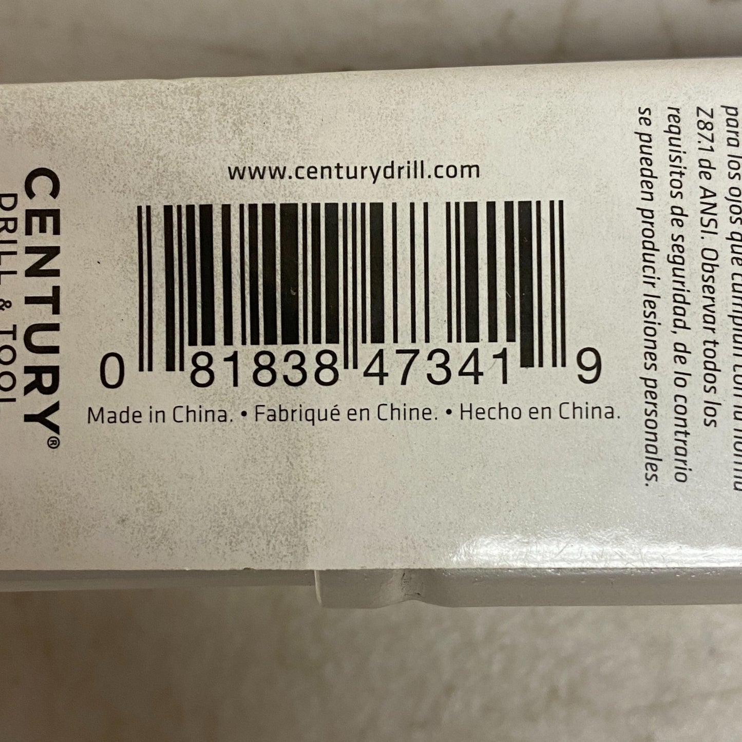 Century Drill & Tool 41/64" S&D High Speed Steel Black Oxide Drill Bit 47341