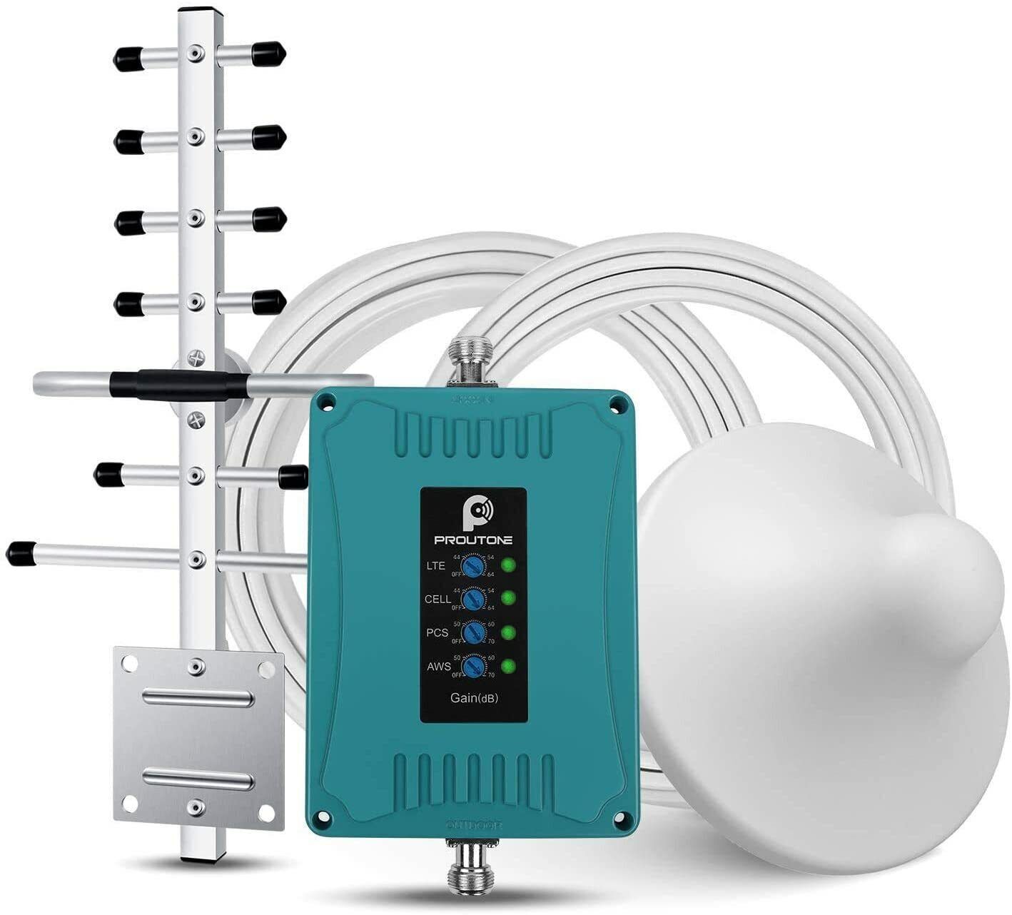 5G 4G Cell Phone Signal Booster Car/RV 700/850/1700/1900MHz Band 12/13/17/2/5/4