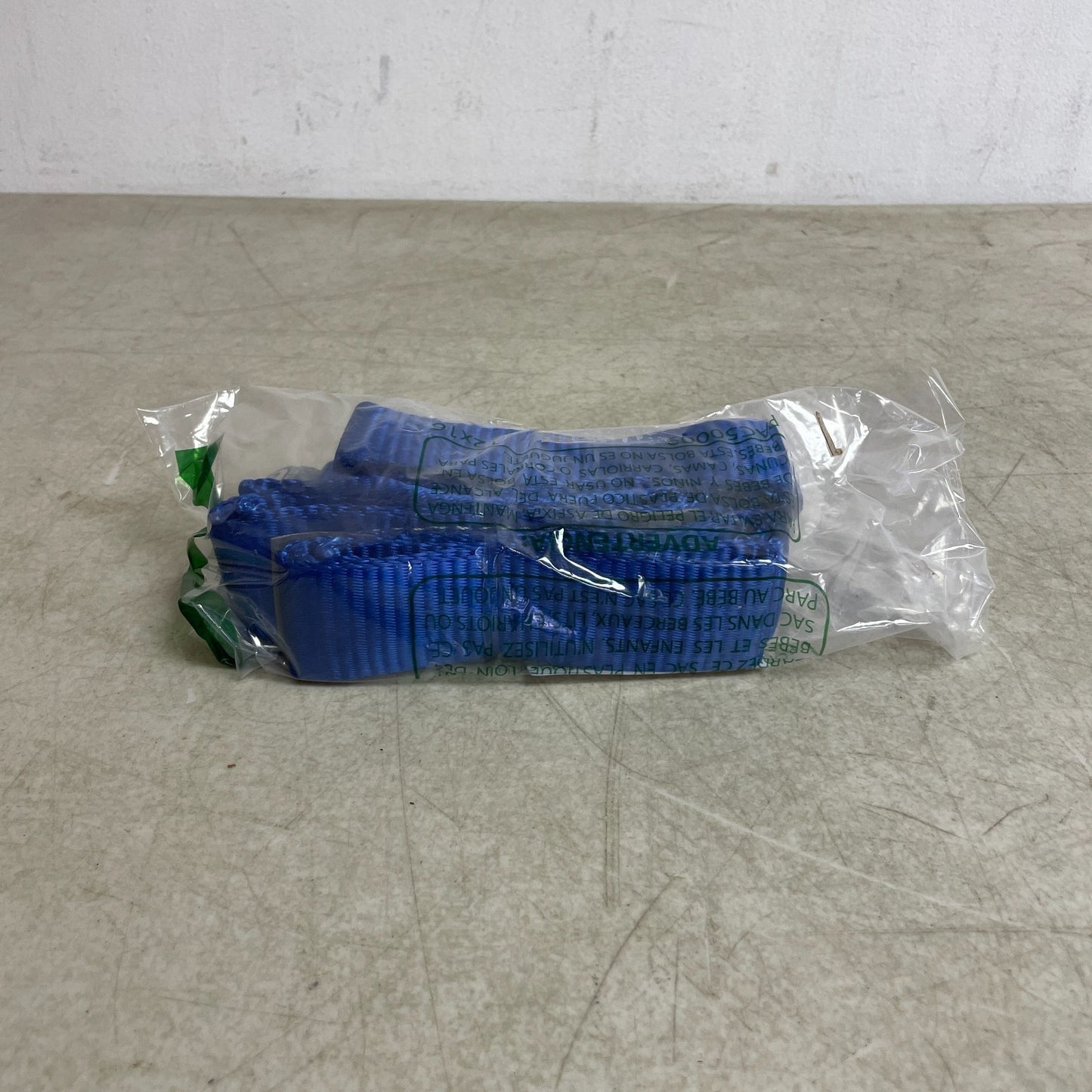 AUGO Soft Loop Tie Down Straps 4-Pack 1,500 lb 4,500 lb Break Strength Blue 1