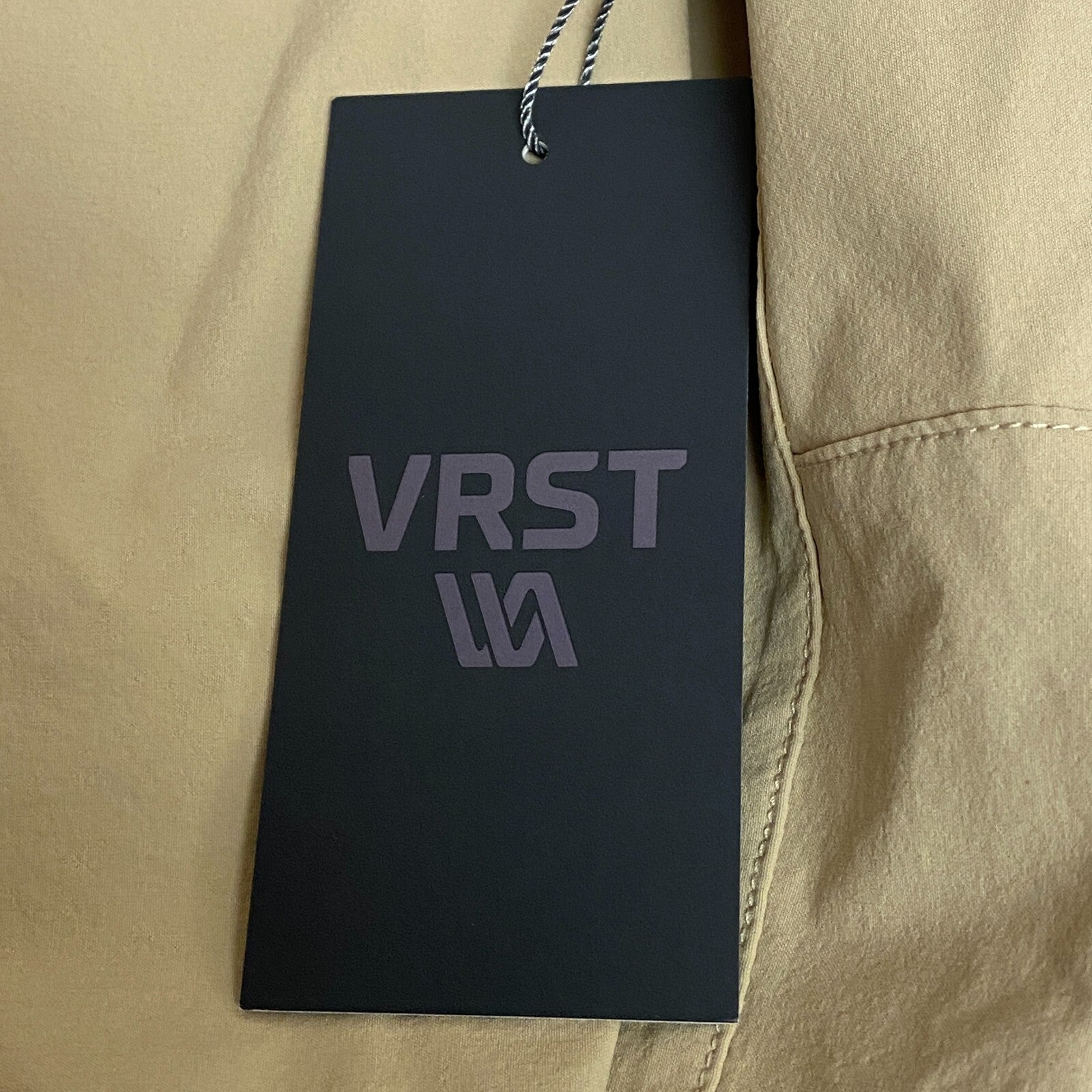 VRST Men's Training  Slim Fit Jogger Pant Tapered Below The Knee  Sandy Clay New
