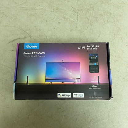 Govee RGBICWW Dreamview TV Backlights and Light Bar with Camera for 55"-65" TVs