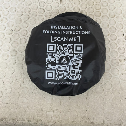 EcoNour Car Window Sun Shades Baby UV Protection 4 Pack Medium 20x12