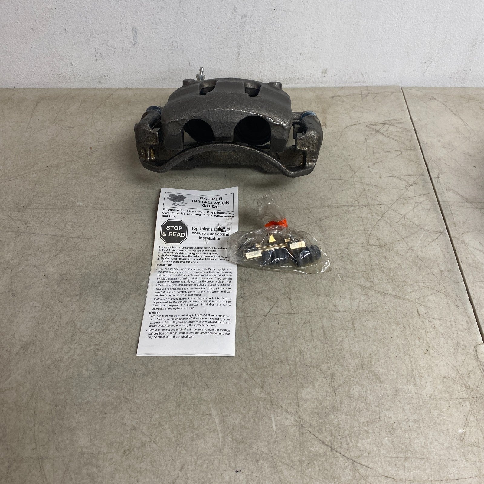 PERFECT STOP 89-00608B Remanufactured Front Brake Caliper w/Bracket & Hardware
