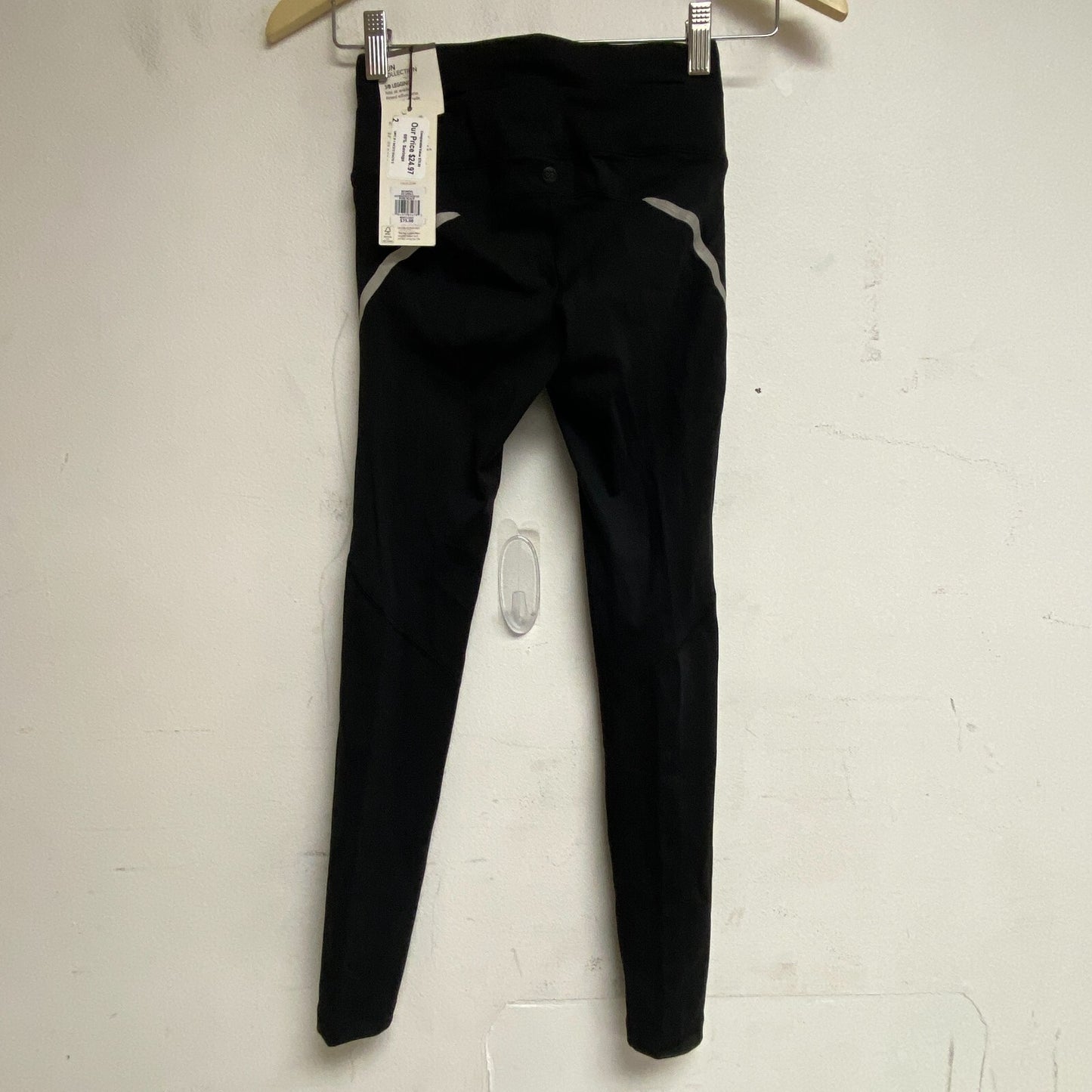 Calia Womens Run 7/8 Legging Energize Reflective Tight Ankle Pure Black WAX12263