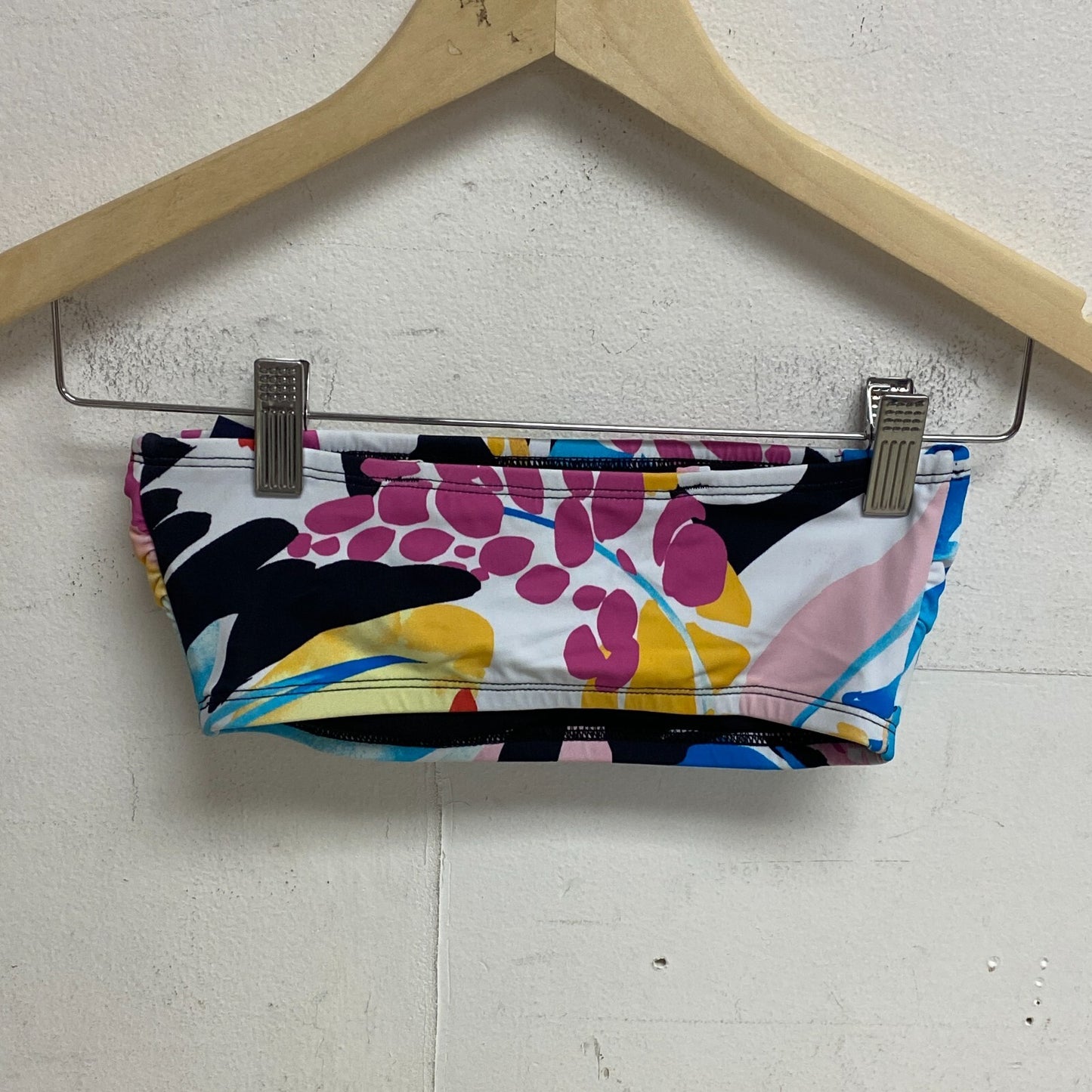 DSG  Women's Swim Top Floral Bandeau Deco Colorful  Trop DSW2872PRT Brand New