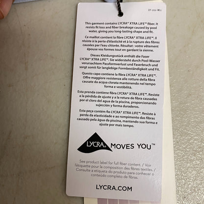 Calia Women's Swim Collection Low Support Tie Back Bikini Top Blue WSA22215 New