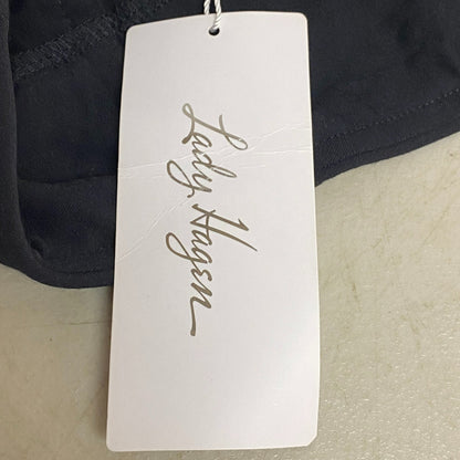 Walter Hagen Tummy Control Short 7" Black Solid Stylish Trendy WGH14347