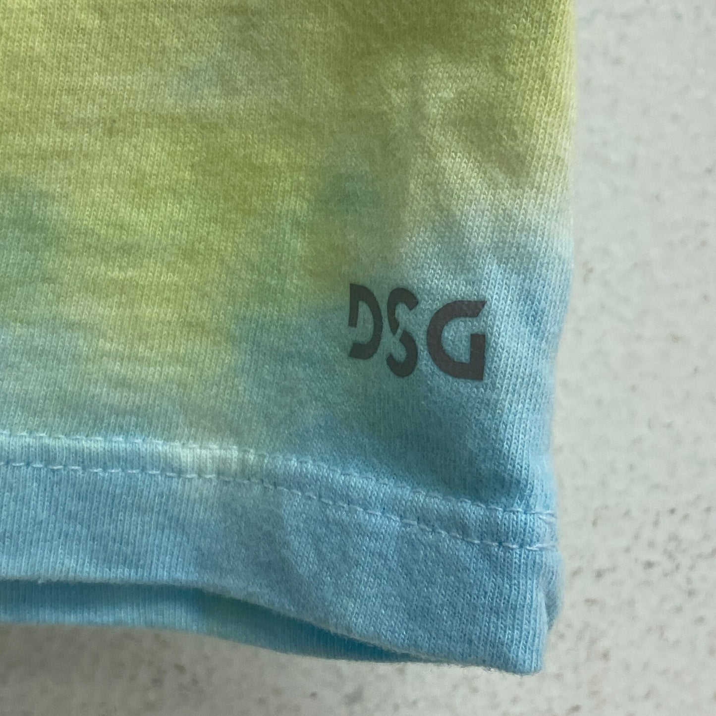 DSG Boy's SS Tee Blotchy Tie Dye Sunny Blue/Dreamy Btd Short Sleeve DAB13105
